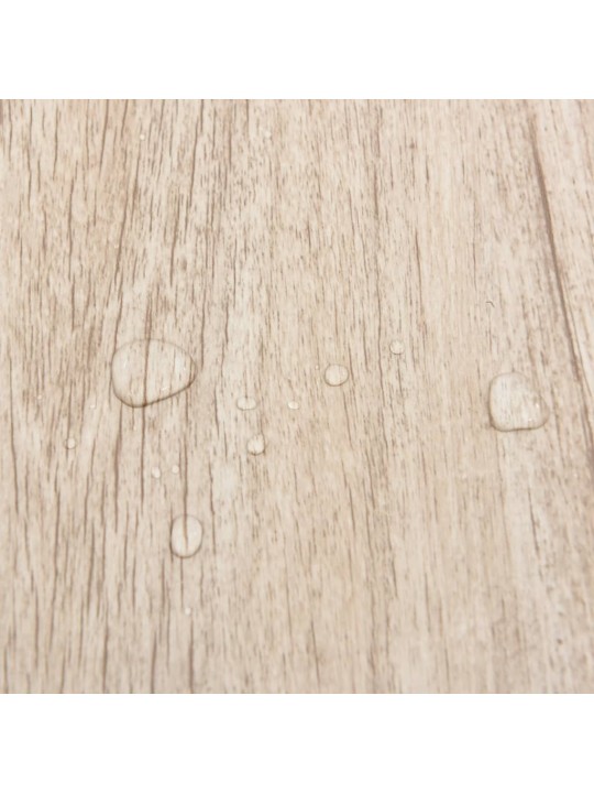 Grīdas flīzes, 55 gab., pašlīmējošas, 5,11 m², pvc, brūnas