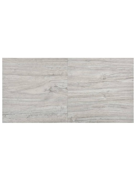 Grīdas flīzes, 55 gab., pašlīmējošas, 5,11 m², pvc, pelēkas