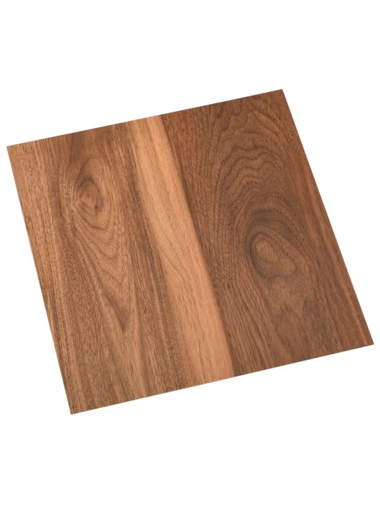 Grīdas flīzes, 55 gab., pašlīmējošas, 5,11 m², pvc, brūnas