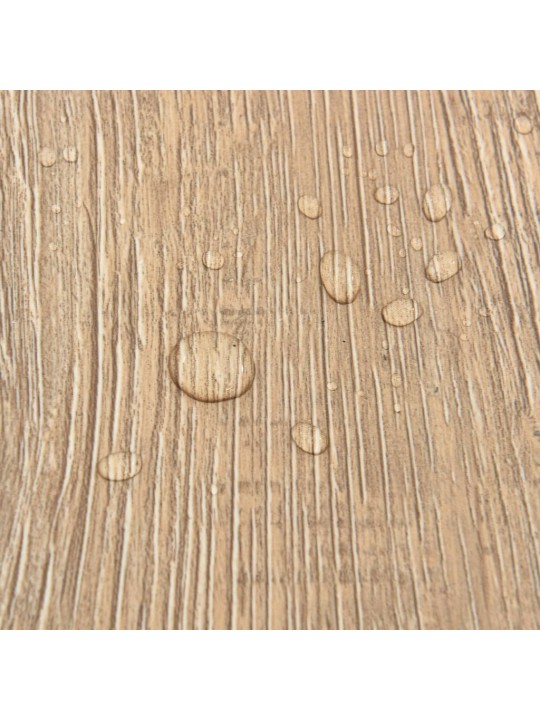 Grīdas flīzes, 55 gab., pašlīmējošas, 5,11 m², pvc, brūnas