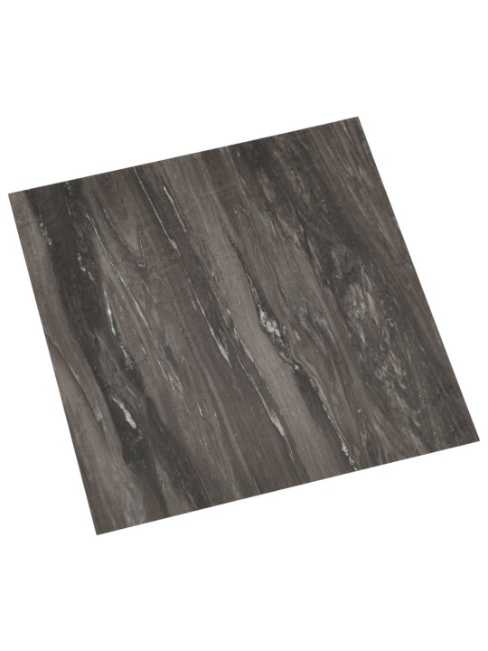 Grīdas flīzes, 55 gab., pašlīmējošas, 5,11 m², pvc, pelēkas