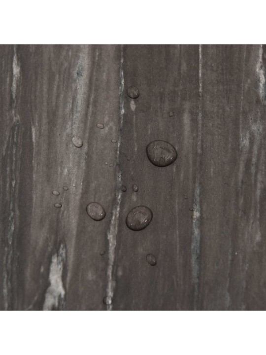 Grīdas flīzes, 55 gab., pašlīmējošas, 5,11 m², pvc, pelēkas