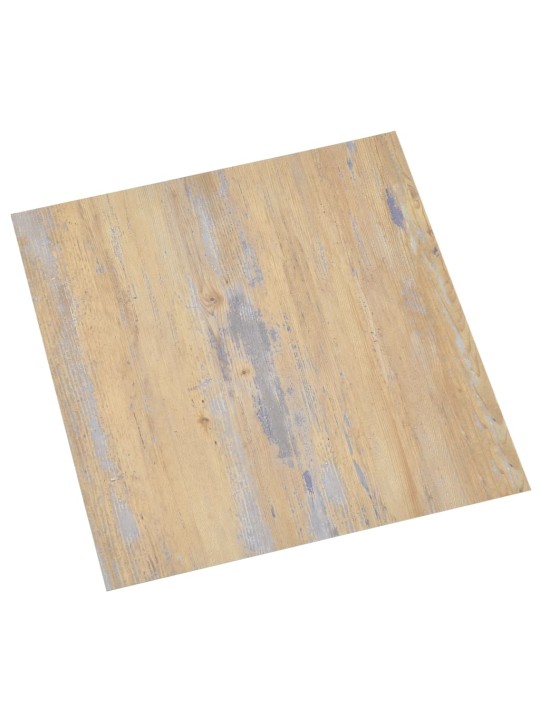 Grīdas flīzes, 55 gab., pašlīmējošas, 5,11 m², pvc, brūnas