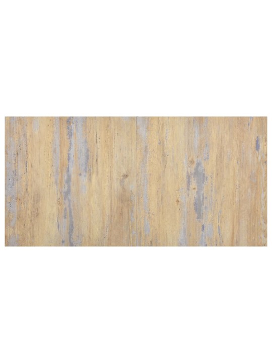 Grīdas flīzes, 55 gab., pašlīmējošas, 5,11 m², pvc, brūnas