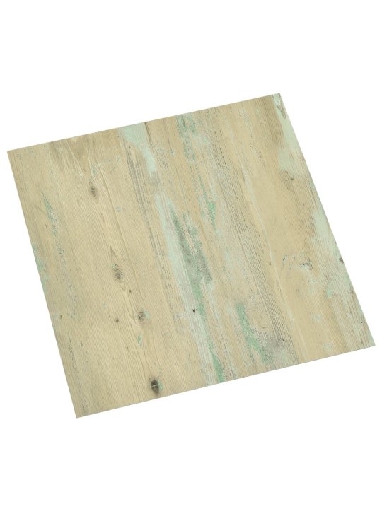 Grīdas flīzes, 55 gab., pašlīmējošas, 5,11 m², pvc, brūnas
