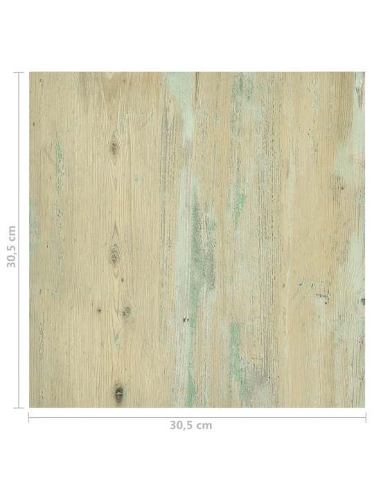 Grīdas flīzes, 55 gab., pašlīmējošas, 5,11 m², pvc, brūnas