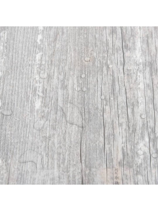 Grīdas flīzes, 55 gab., pašlīmējošas, 5,11 m², pvc, pelēkas