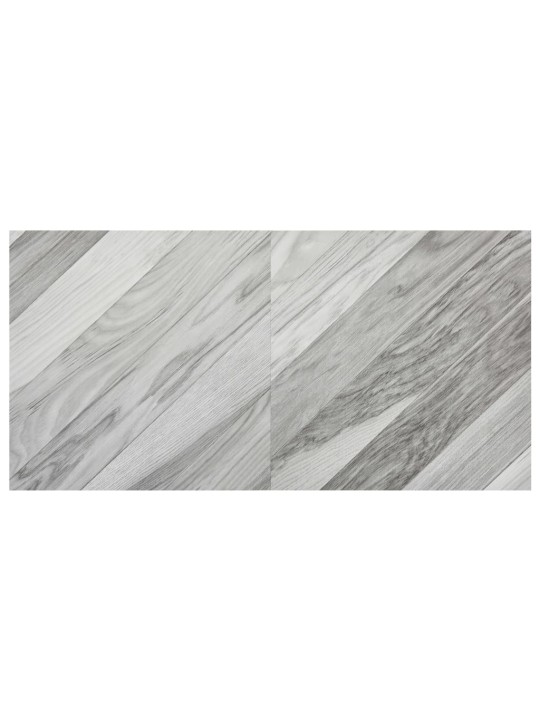 Grīdas flīzes, 55 gab., pašlīmējošas, 5,11 m², pvc, pelēkas