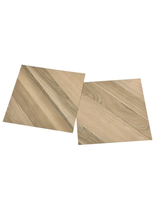 Grīdas flīzes, 55 gab., pašlīmējošas, 5,11 m², pvc, brūnas