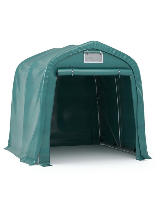 Garāžas telts, pvc, 1,6x2,4 m, zaļa