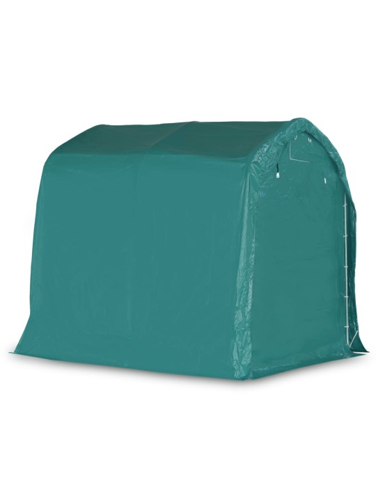 Garāžas telts, pvc, 1,6x2,4 m, zaļa