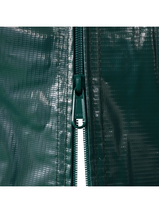 Garāžas telts, pvc, 1,6x2,4 m, zaļa