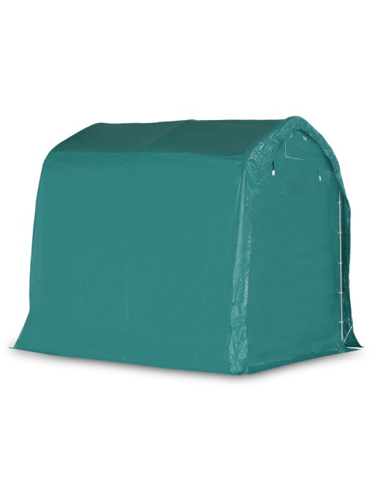 Garāžas telts, pvc, 2,4x2,4 m, zaļa