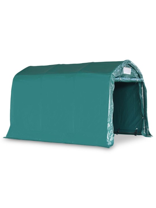Garāžas telts, pvc, 2,4x3,6 m, zaļa