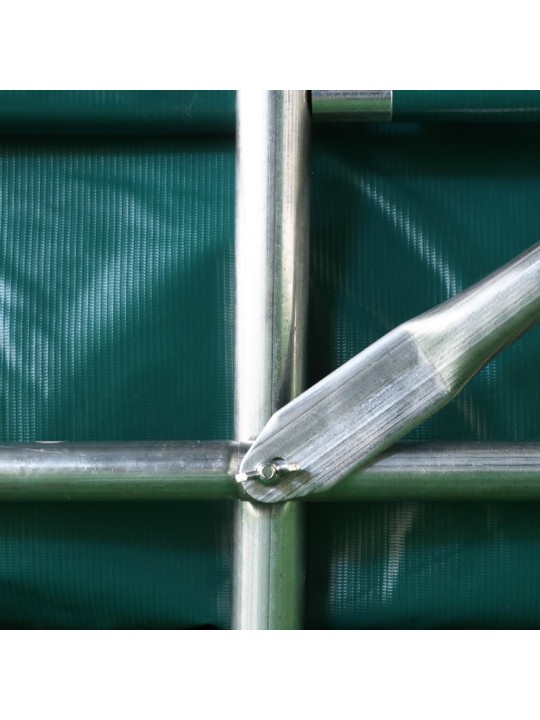 Garāžas telts, pvc, 2,4x3,6 m, zaļa
