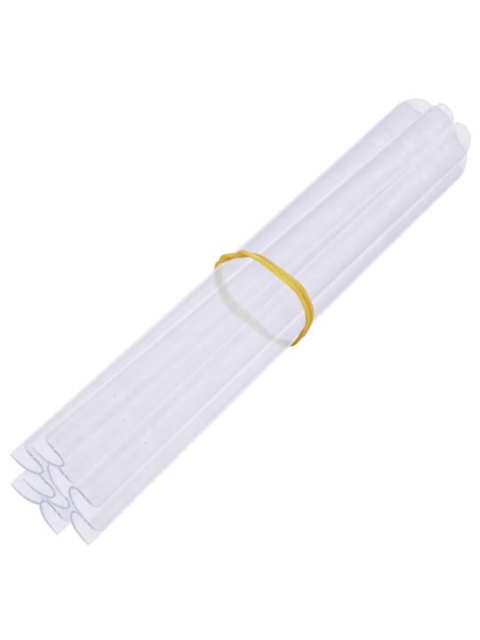 Dārza aizslietnis, pvc, 70x0,19 m, balts