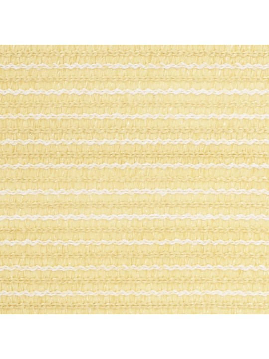 Balkona aizslietnis, 90x500 cm, bēšs hdpe
