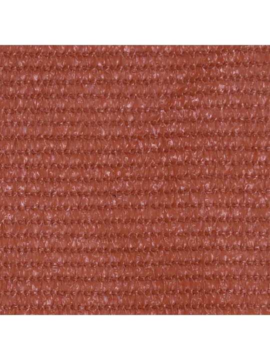 Balkona aizslietnis, 75x500 cm, sarkanbrūns hdpe