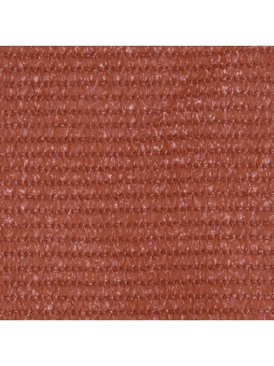 Balkona aizslietnis, 75x600 cm, sarkanbrūns hdpe
