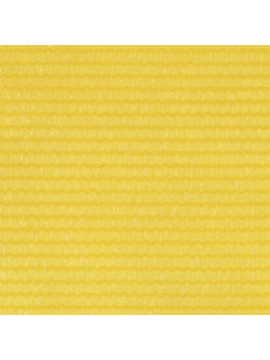 Balkona aizslietnis, 75x600 cm, dzeltens hdpe