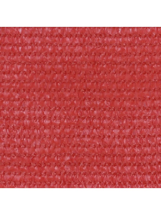Balkona aizslietnis, 120x400 cm, sarkans hdpe