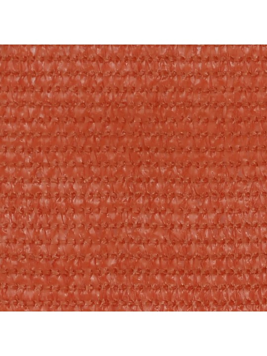 Balkona aizslietnis, 120x400 cm, oranžs hdpe