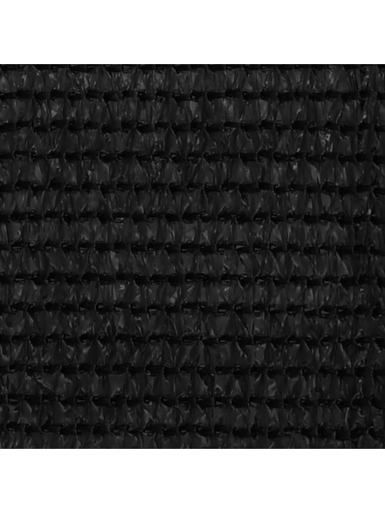 Balkona aizslietnis, 120x300 cm, melns hdpe