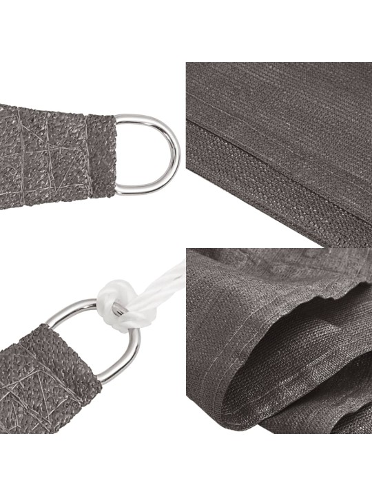 Saulessargs, 160 g/m², antracītpelēks, 2x2,5 m, hdpe