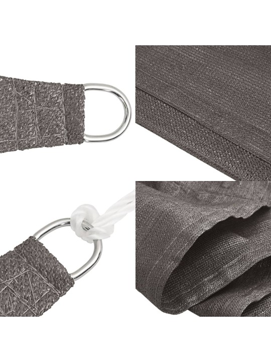 Saulessargs, 160 g/m², antracītpelēks, 3x4x5 m, hdpe