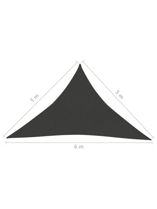 Saulessargs, 160 g/m², antracītpelēks, 5x5x6 m, hdpe