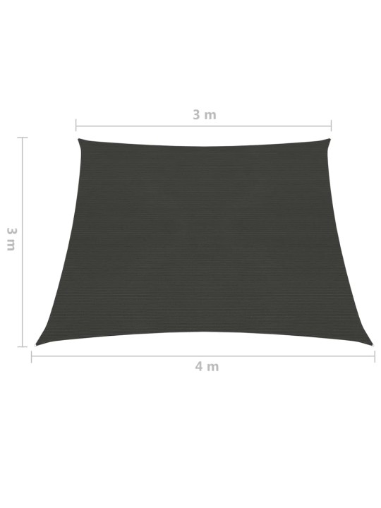 Saulessargs, 160 g/m², pelēks, 3/4x3 m, hdpe