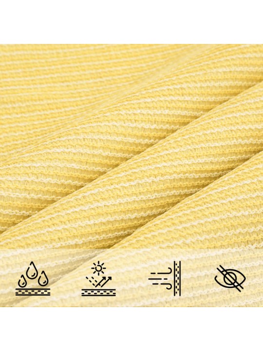 Saulessargs, 160 g/m², bēšs, 2,5x2,5 m, hdpe