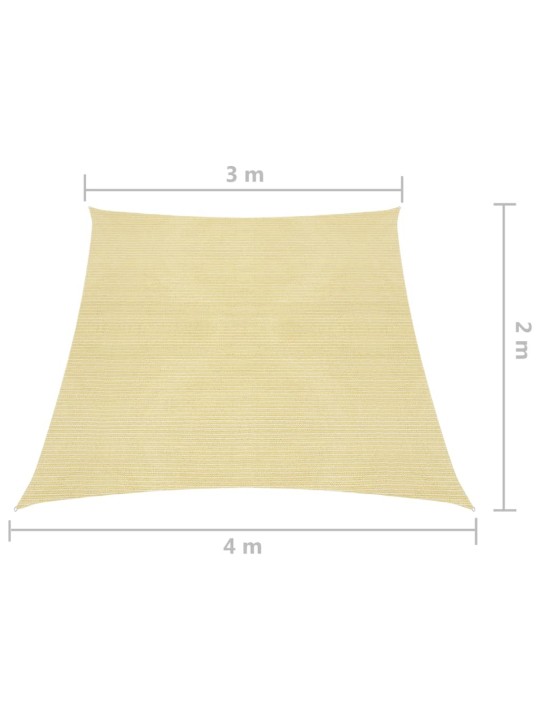 Saulessargs, 160 g/m², bēšs, 3/4x2 m, hdpe
