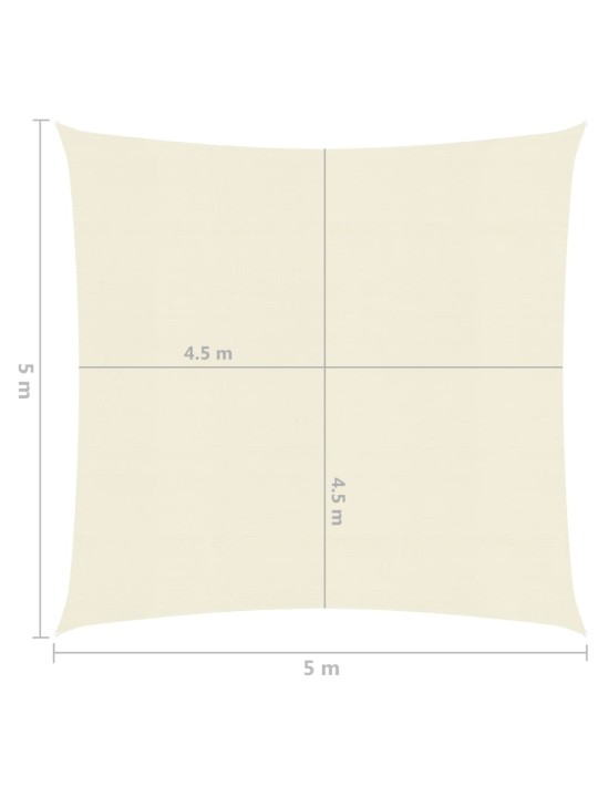 Saulessargs, 160 g/m², krēmkrāsas, 5x5 m, hdpe