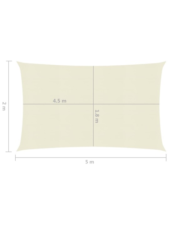 Saulessargs, 160 g/m², krēmkrāsas, 2x5 m, hdpe