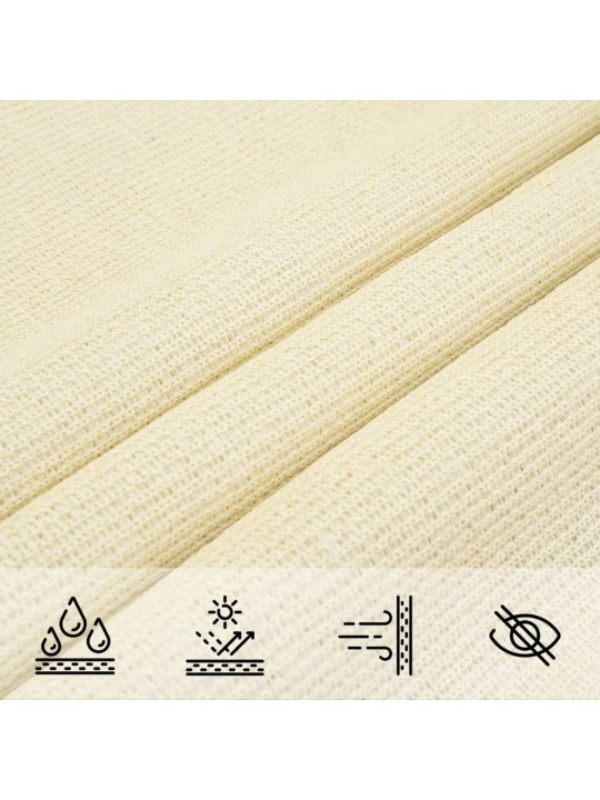 Saulessargs, 160 g/m², krēmkrāsas, 3,5x4,5 m, hdpe