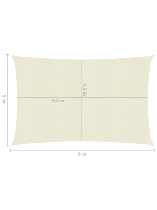 Saulessargs, 160 g/m², krēmkrāsas, 5x6 m, hdpe