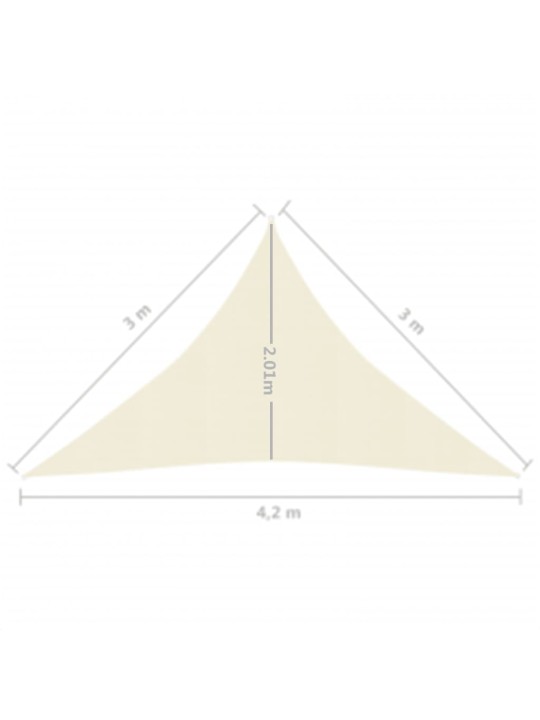 Saulessargs, 160 g/m², krēmkrāsas, 3x3x4,2 m, hdpe