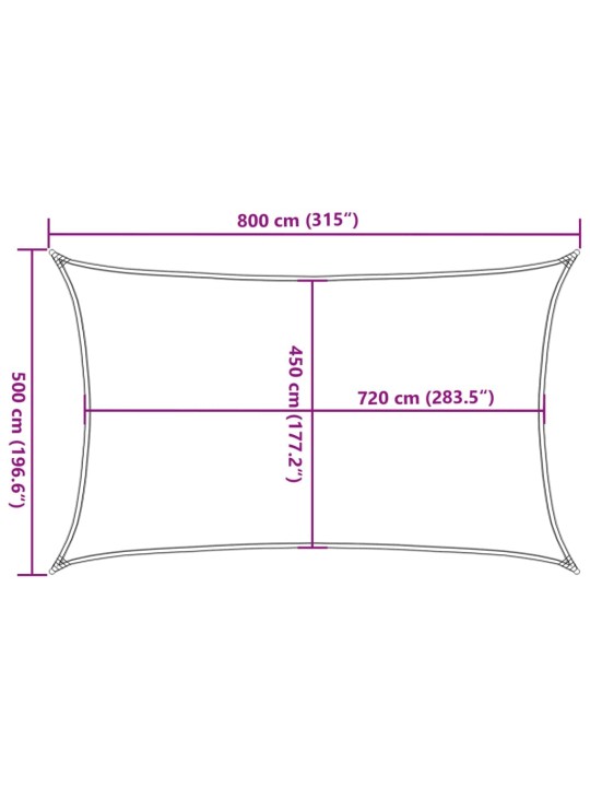 Saulessargs, 160 g/m², balts, 5x8 m, hdpe