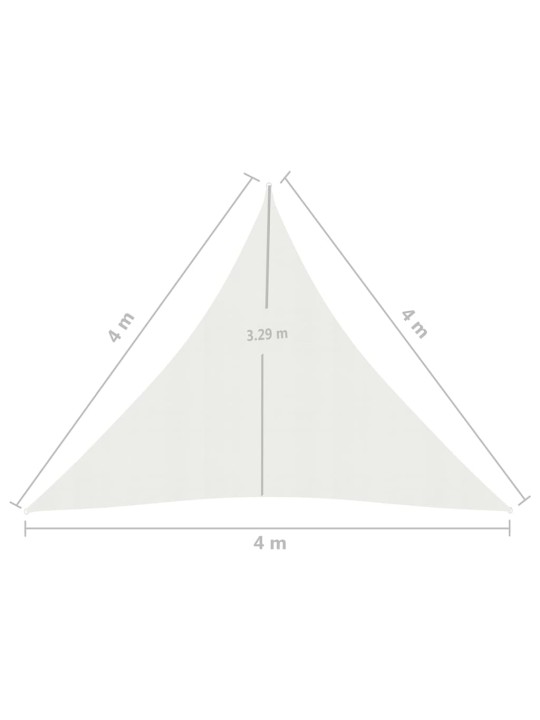 Saulessargs, 160 g/m², balts, 4x4x4 m, hdpe