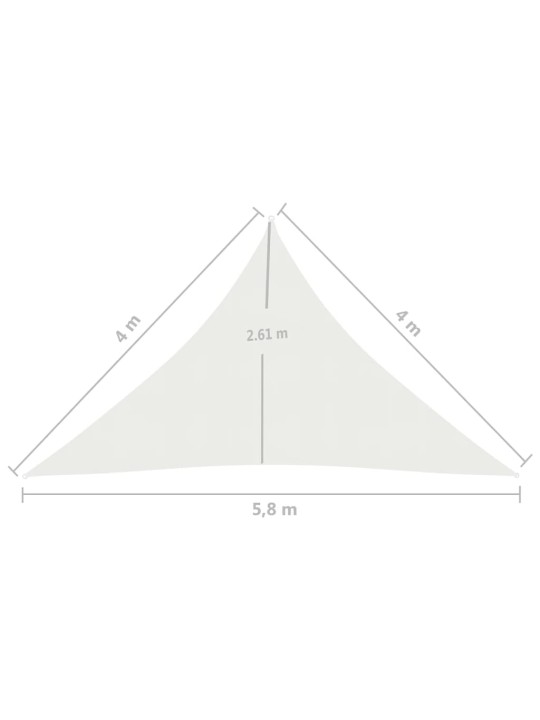 Saulessargs, 160 g/m², balts, 4x4x5,8 m, hdpe