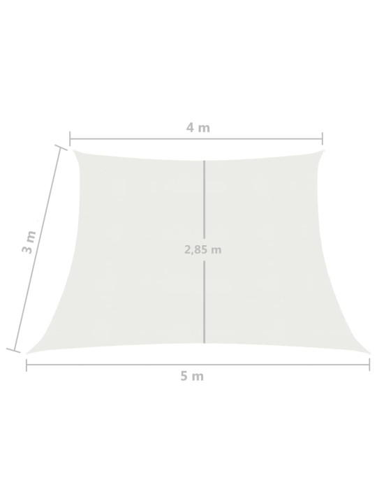 Saulessargs, 160 g/m², balts, 4/5x3 m, hdpe