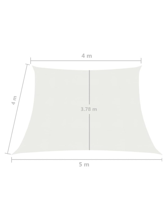 Saulessargs, 160 g/m², balts, 4/5x4 m, hdpe
