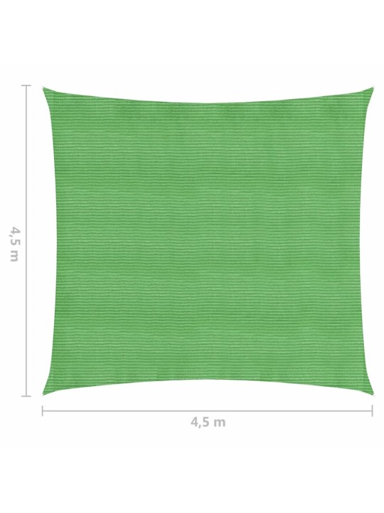 Saulessargs, 160 g/m², gaiši zaļš, 4,5x4,5 m, hdpe