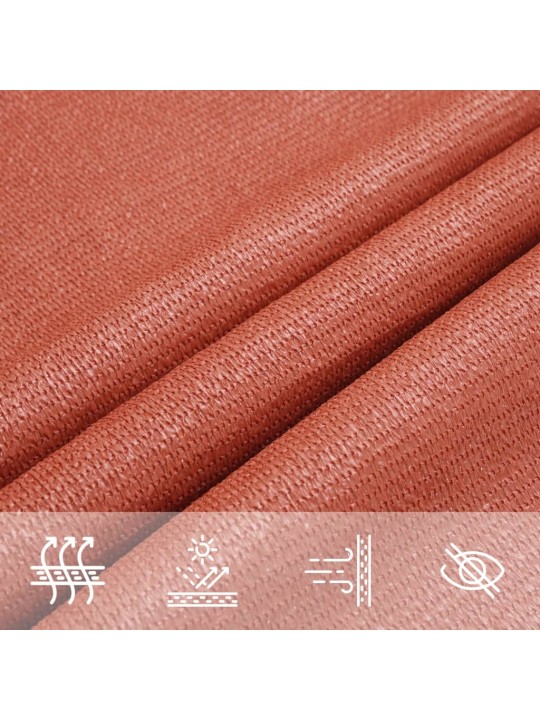 Saulessargs, 160 g/m², sarkanbrūns, 2x2,5 m, hdpe