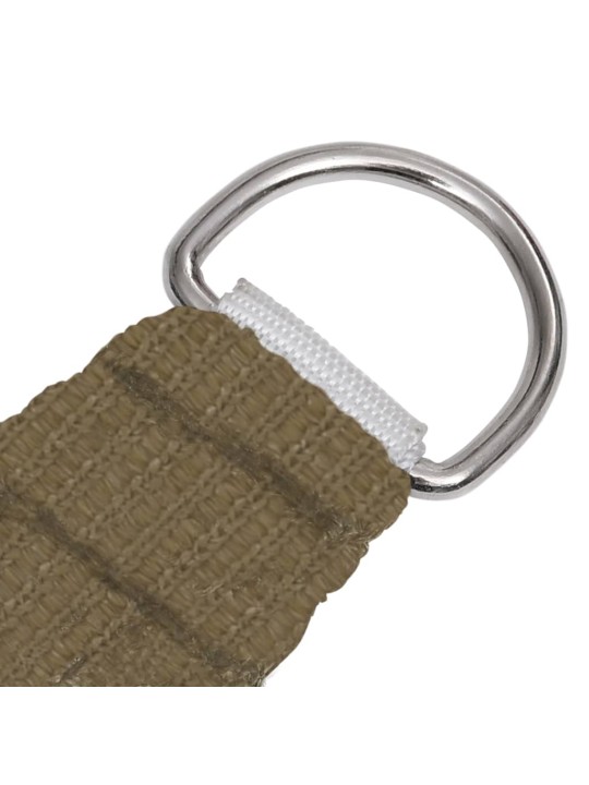 Saulessargs, 160 g/m², pelēkbrūns, 4,5x4,5x4,5 m, hdpe