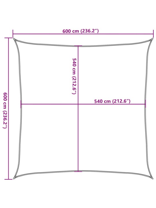 Saulessargs, 160 g/m², tumši zaļš, 6x6 m, hdpe