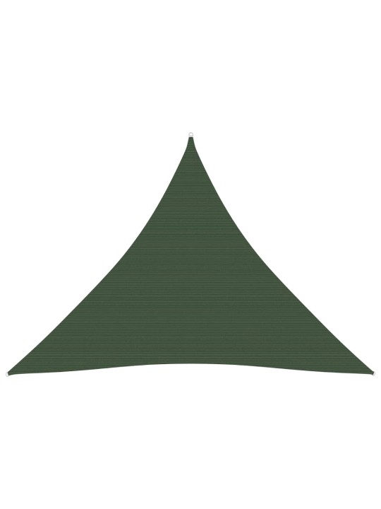 Saulessargs, 160 g/m², tumši zaļš, 3,6x3,6x3,6 m, hdpe