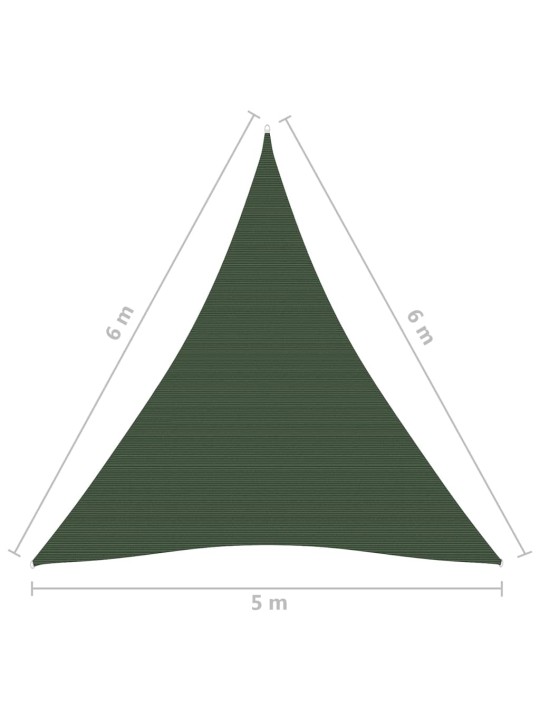Saulessargs, 160 g/m², tumši zaļš, 5x6x6 m, hdpe