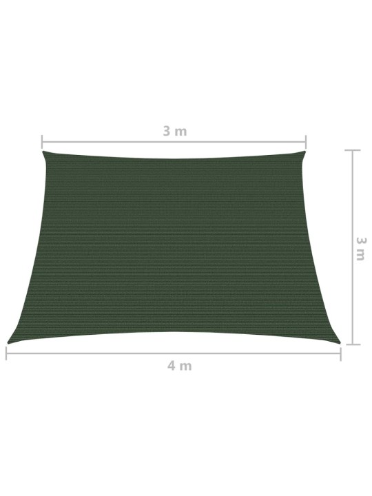 Saulessargs, 160 g/m², tumši zaļš, 3/4x3 m, hdpe